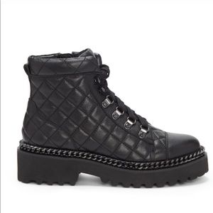 MAISSA QUILTED COMBAT BOOT